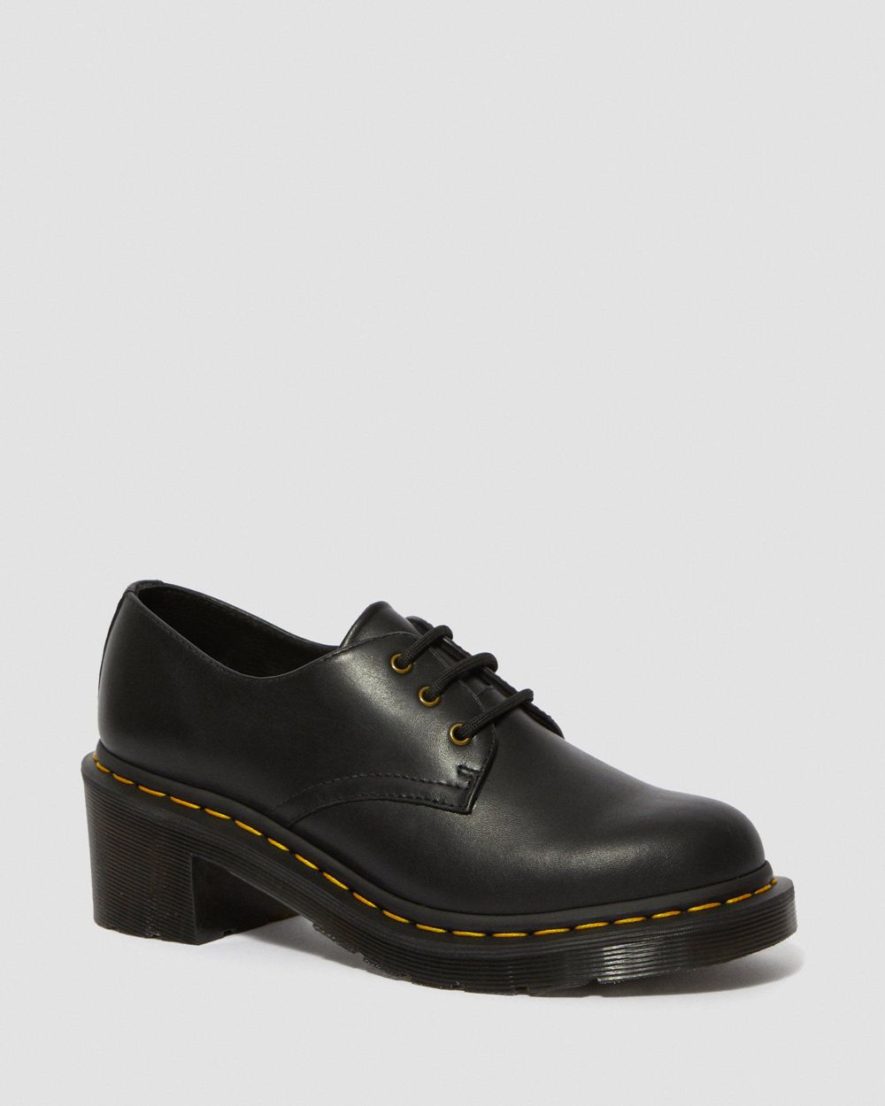 Dr Martens Amory Wanama Kožené Heeled Mokasíny Damske ( Čierne ) SK 215-FXIQBE